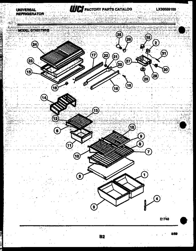 Diagram for GTN217WHW2