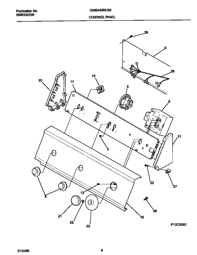 Diagram for GWS445RHS0