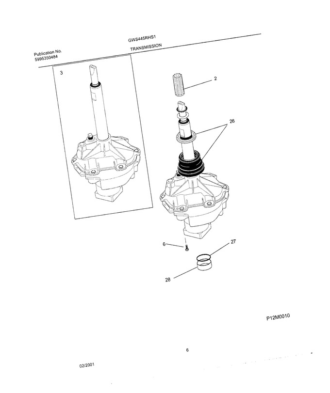 Diagram for GWS445RHS1