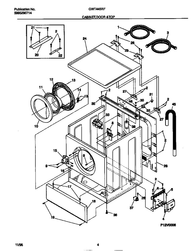 Diagram for GWT445RFS0