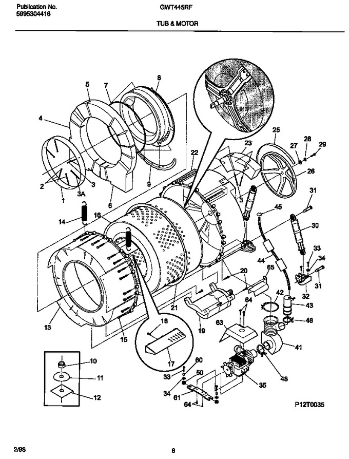 Diagram for GWT445RFS2