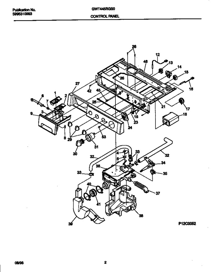 Diagram for GWT445RGS0