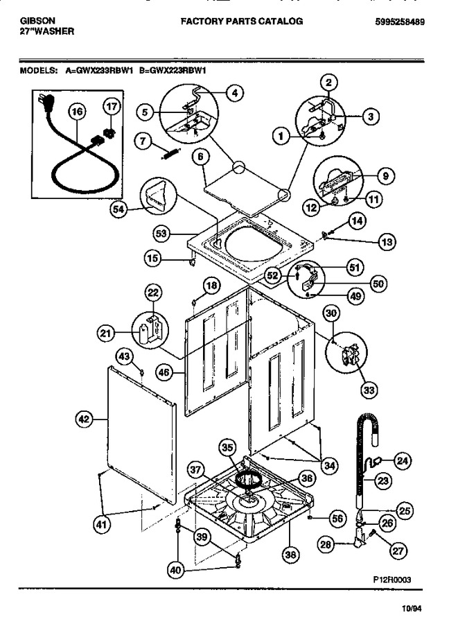 Diagram for GWX233RBW1