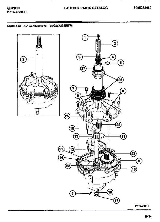 Diagram for GWX223RBD1