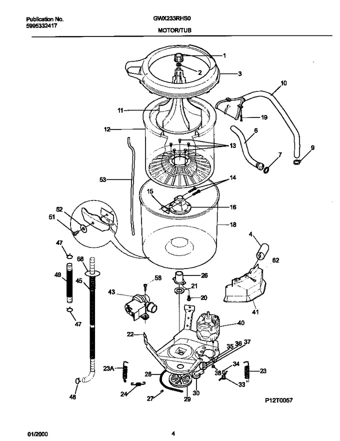 Diagram for GWX233RHS0