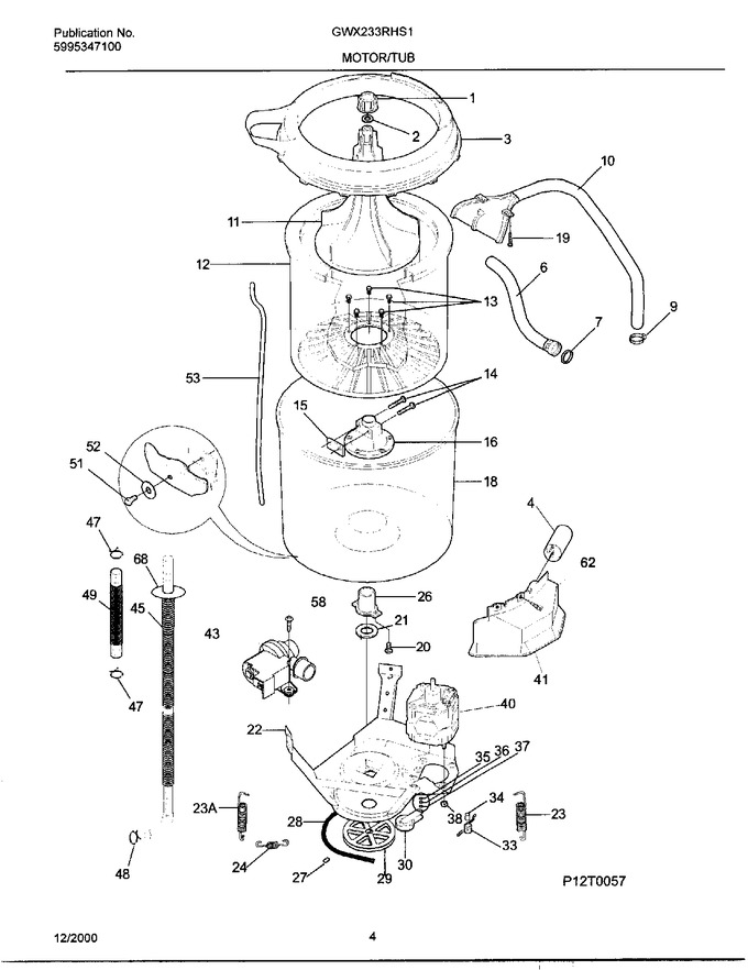 Diagram for GWX233RHS1