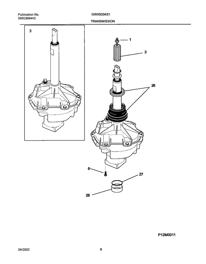 Diagram for GWX933AS1