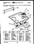 Diagram for 02 - Backguard And Cooktop Parts