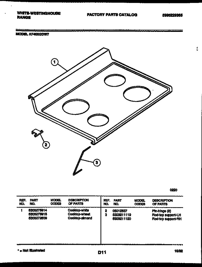 Diagram for KF400GDW7