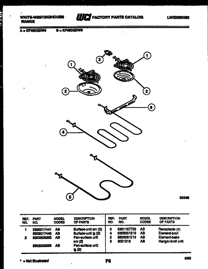 Diagram for KF460GDH4