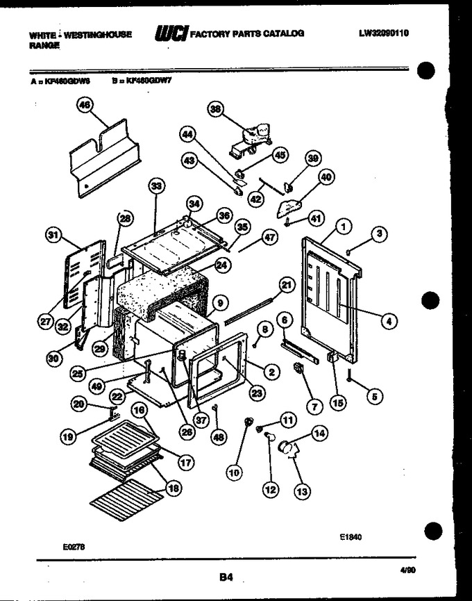 Diagram for KF460GDV7