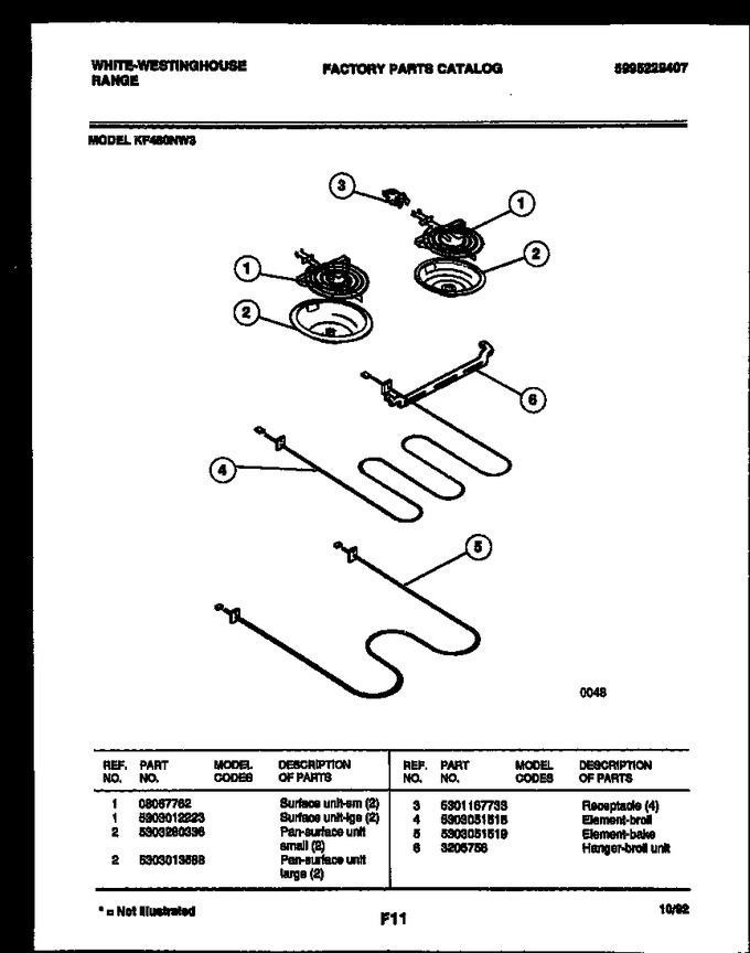 Diagram for KF480ND3