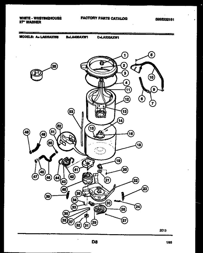 Diagram for LA400AXW1