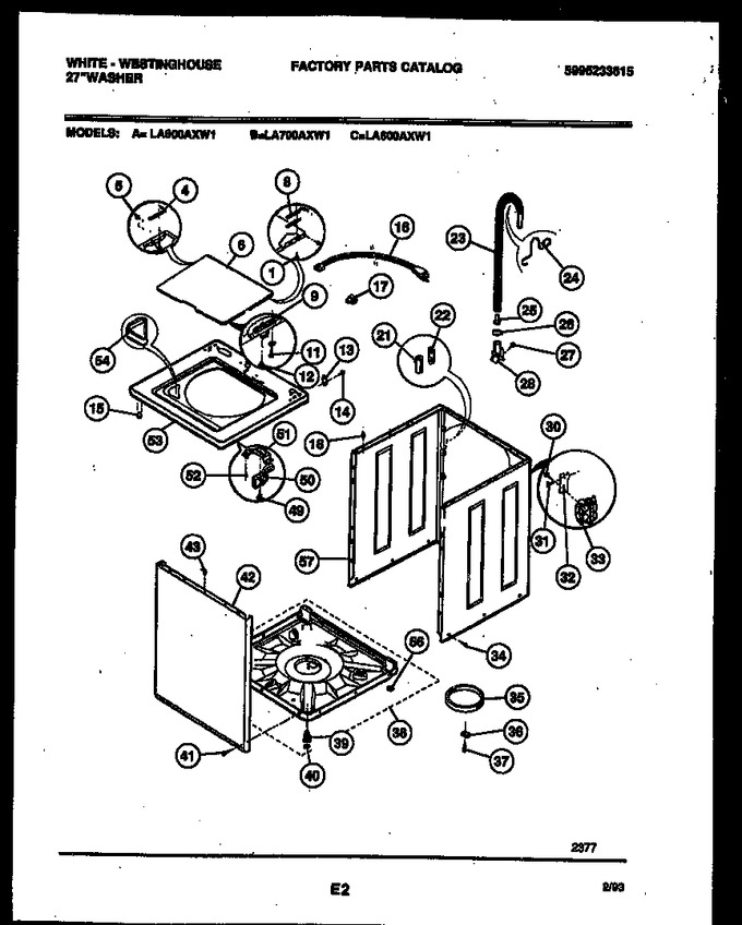 Diagram for LA600AXW1