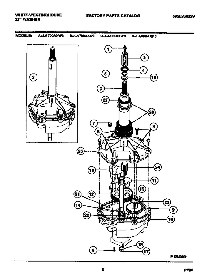 Diagram for LA600AXW3