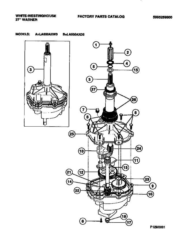 Diagram for LA650AXD3