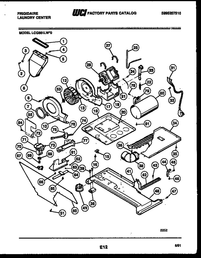 Diagram for LCG851LL0