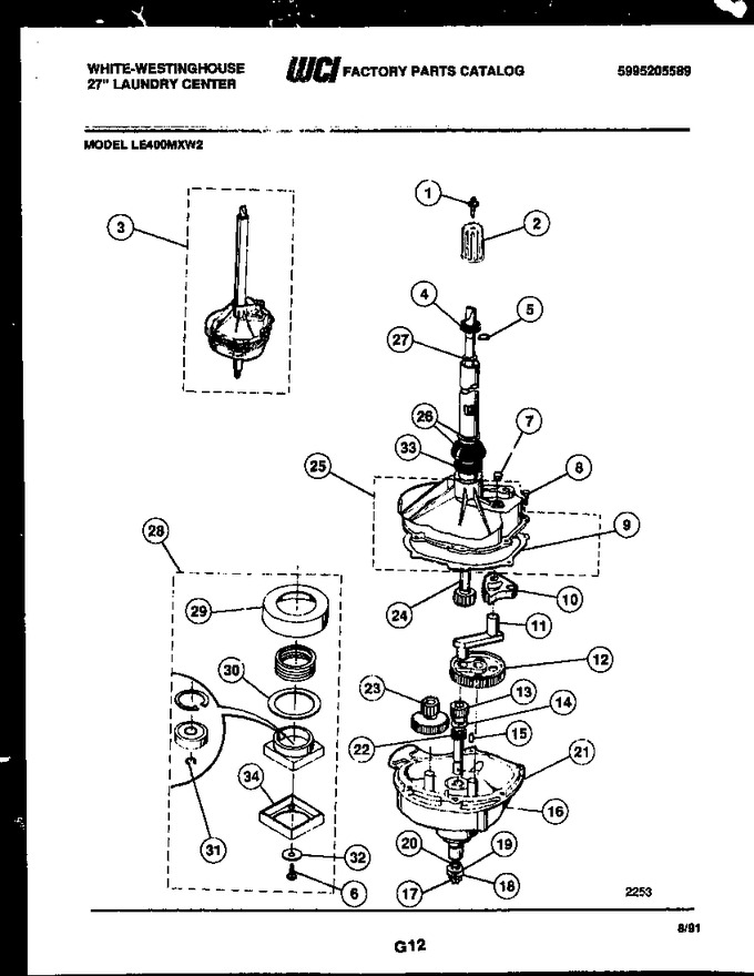 Diagram for LE400MXW2