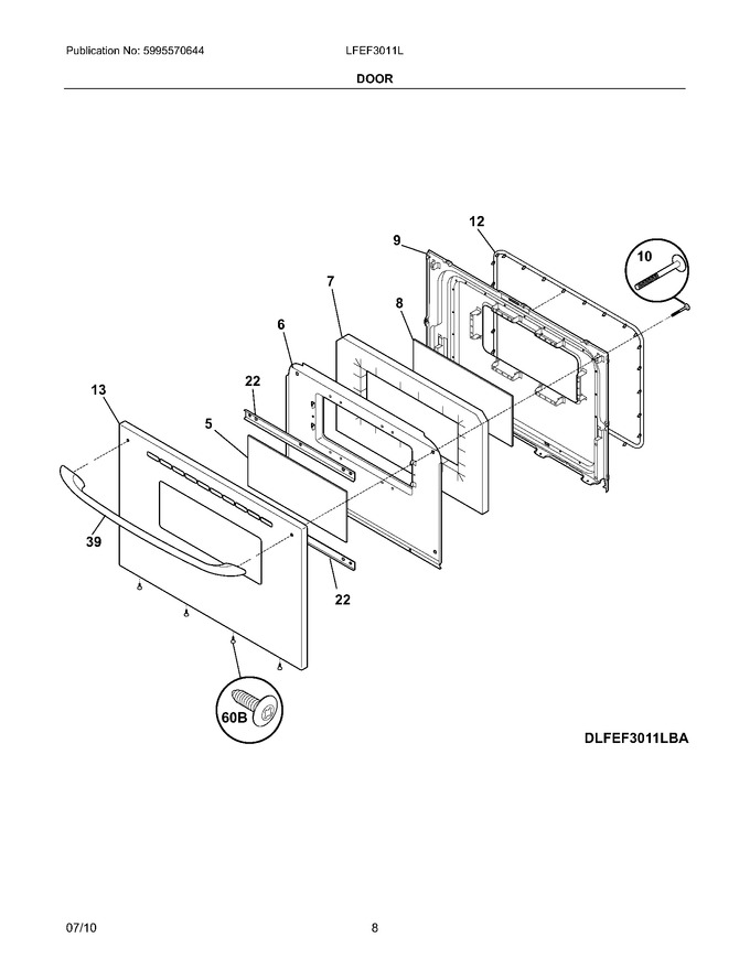 Diagram for LFEF3011LWA