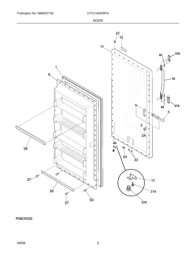 Diagram for LFFU1424DW10