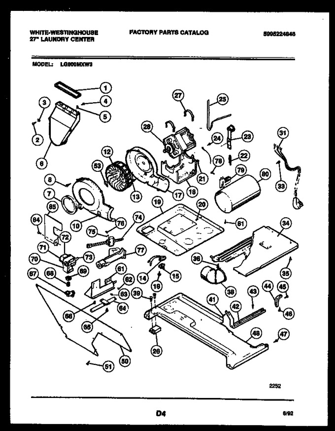 Diagram for LG600MXD3