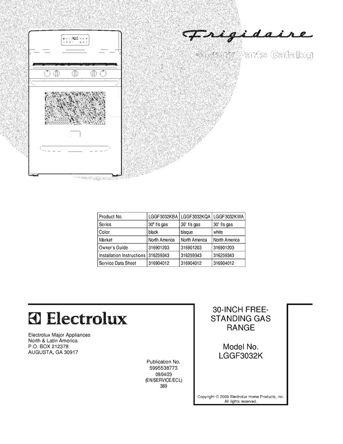 Diagram for LGGF3032KQA