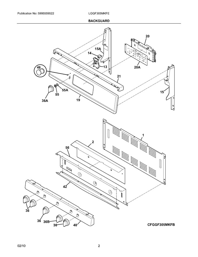 Diagram for LGGF305MKFE