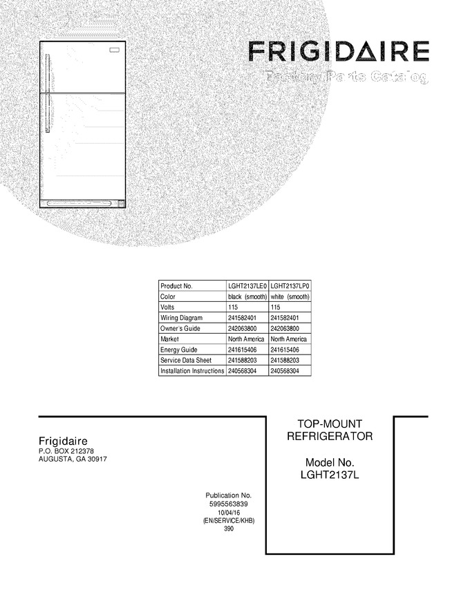 Diagram for LGHT2137LE0