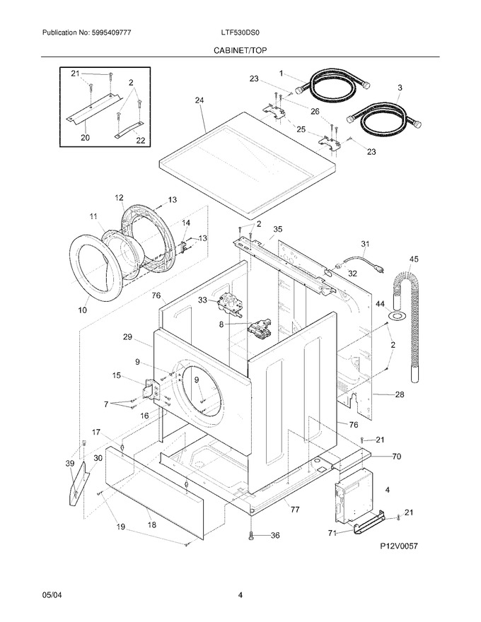 Diagram for LTF530DS0