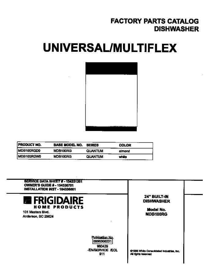 Diagram for MDB100RGD0