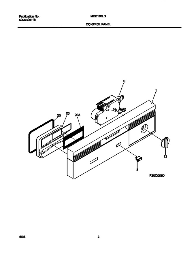 Diagram for MDB110LGW0