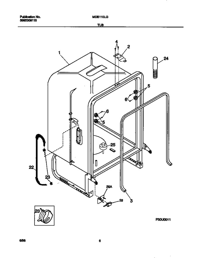 Diagram for MDB110LGW0