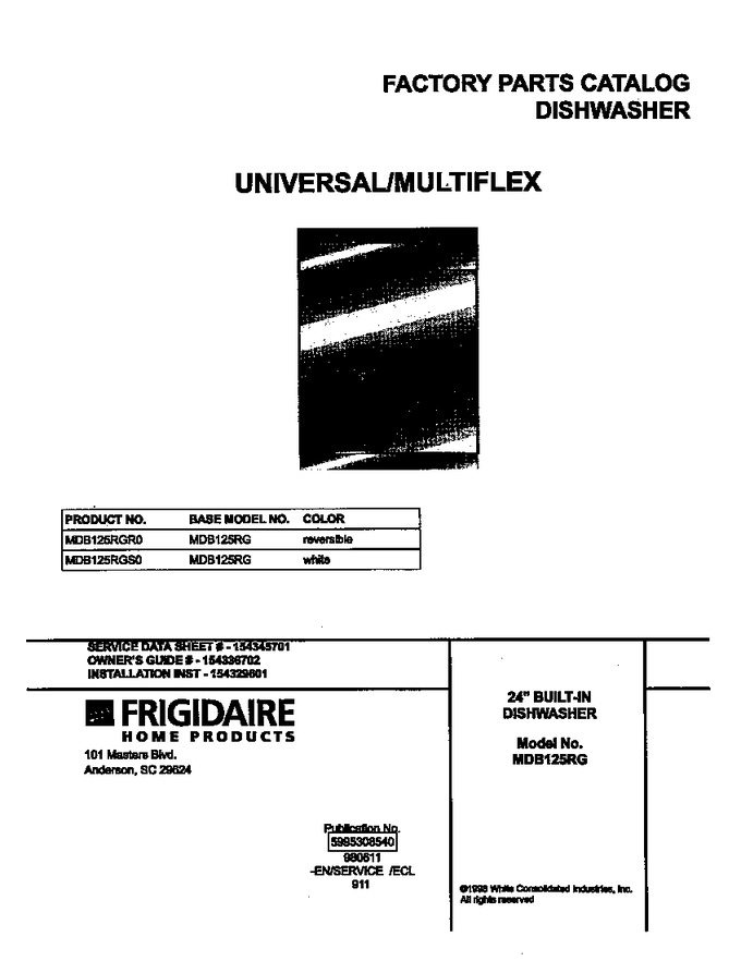 Diagram for MDB125RGR0