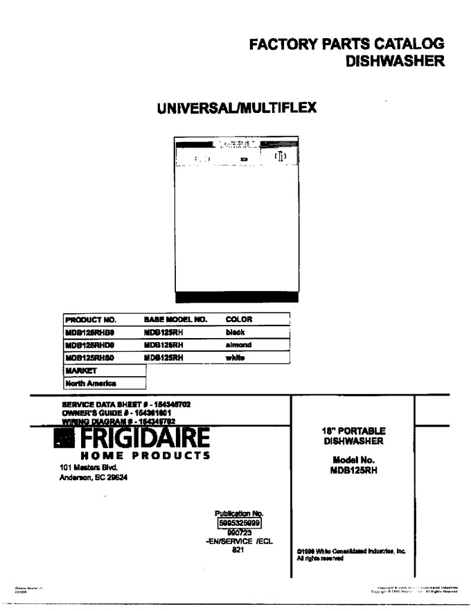 Diagram for MDB125RHB0