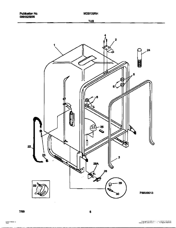 Diagram for MDB125RHS0