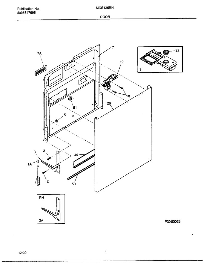 Diagram for MDB125RHS1