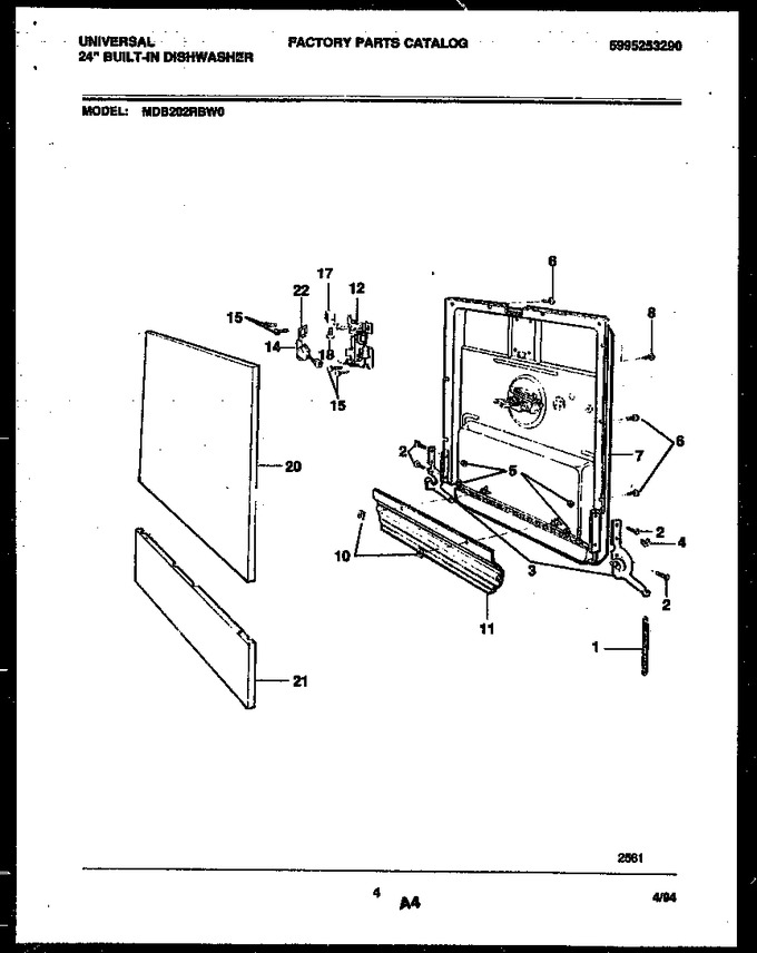 Diagram for MDB202RBW0