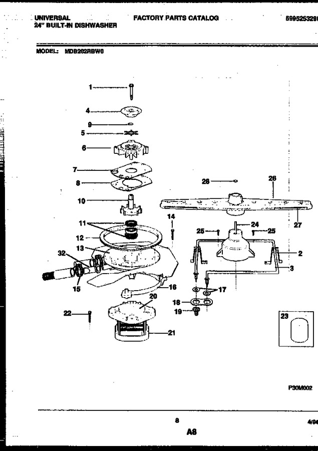 Diagram for MDB202RBW0