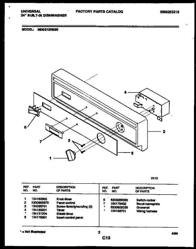 Diagram for MDB212RBS0