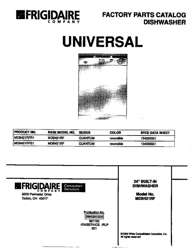 Diagram for MDB421RFS1