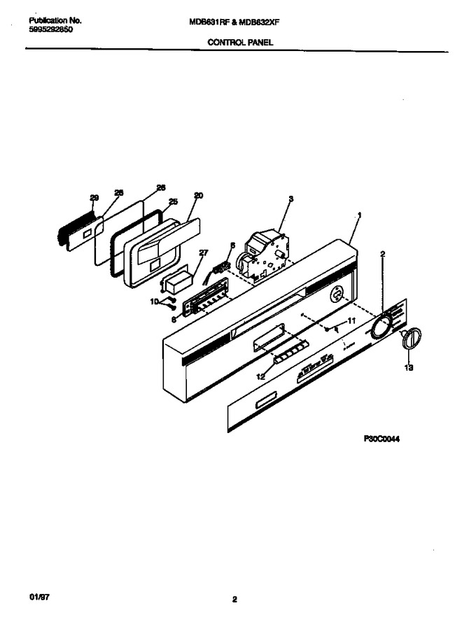 Diagram for MDB631RFR2