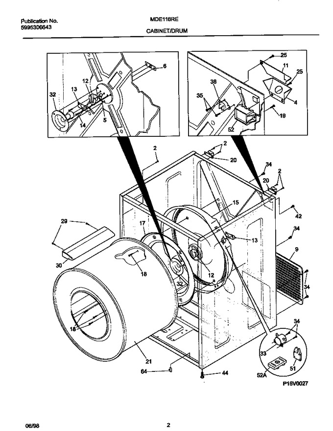 Diagram for MDE116REW1