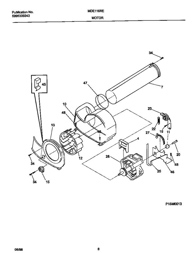 Diagram for MDE116REW1