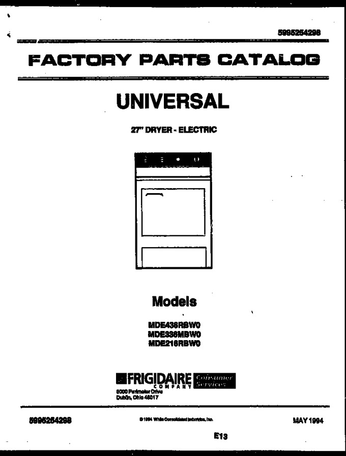 Diagram for MDE336MBW0