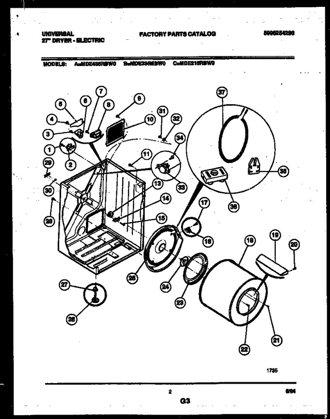 Diagram for MDE216RBWW0