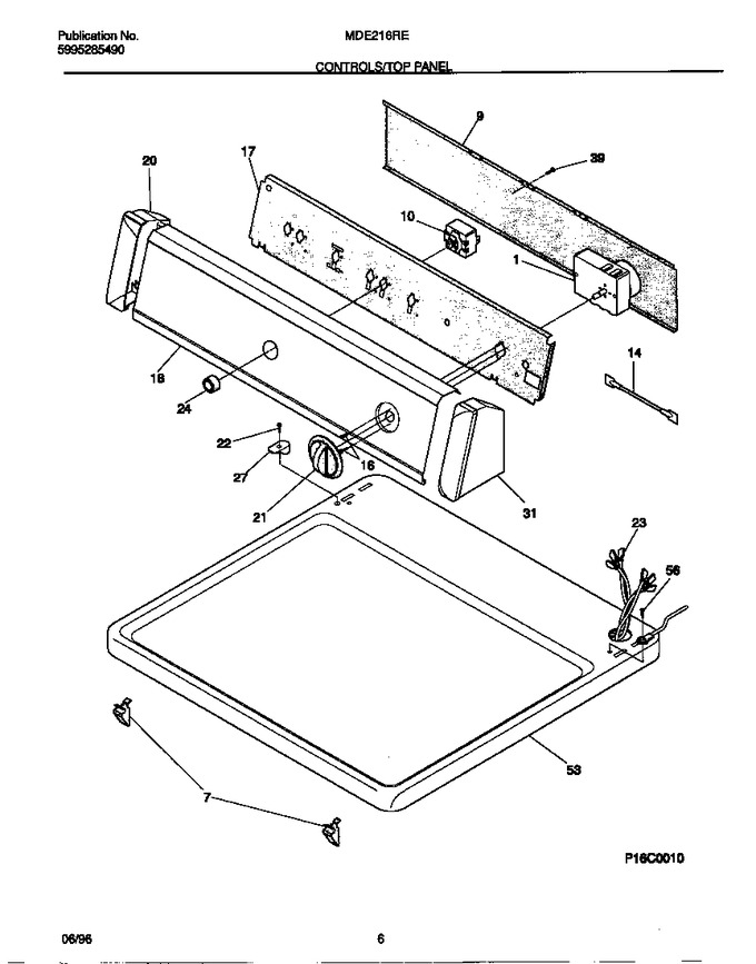 Diagram for MDE216REW0