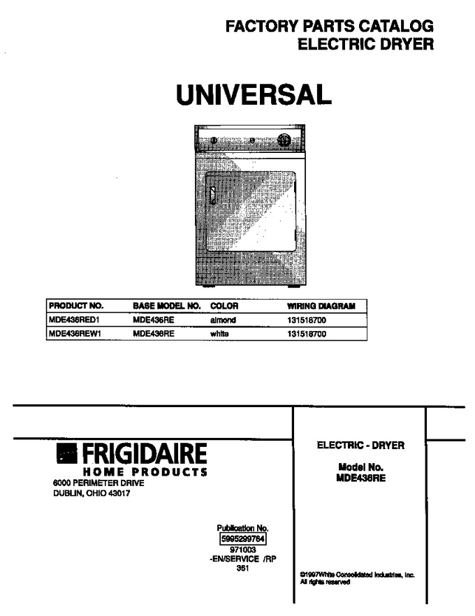 Diagram for MDE436RED1