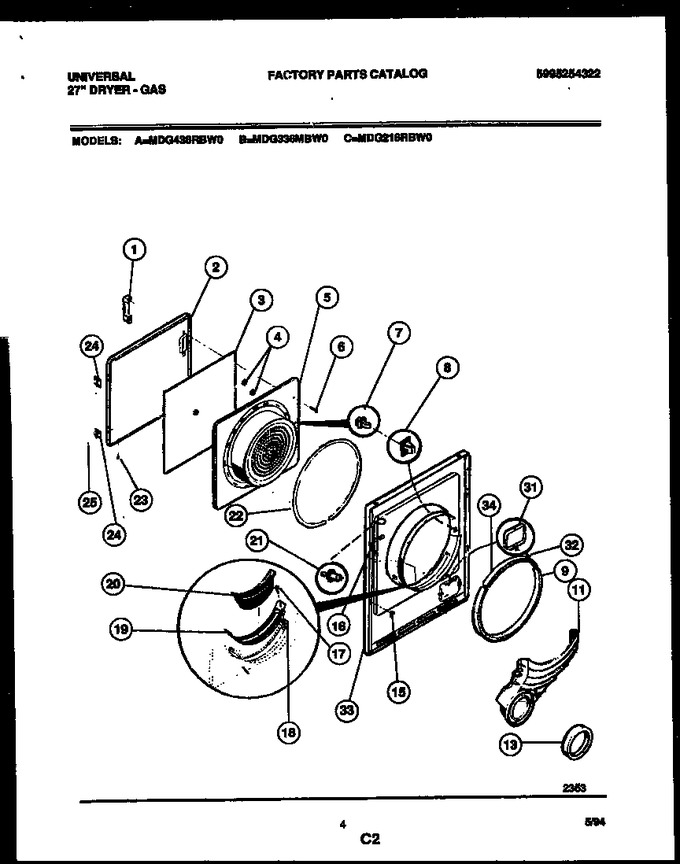 Diagram for MDG436RBD0