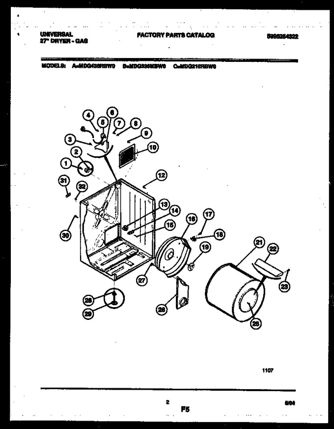 Diagram for MDG336MBWW0