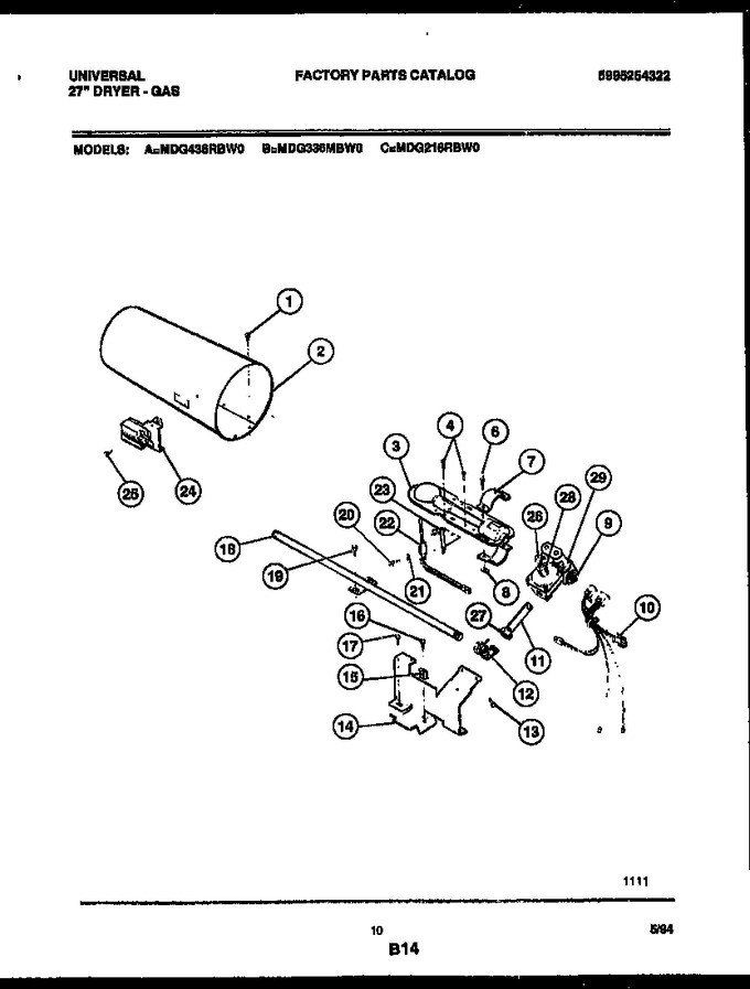 Diagram for MDG336MBW0